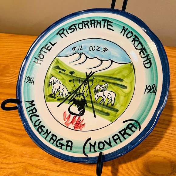 Del Buon Ricordo Italian ceramic plate - Picture 2 of 11